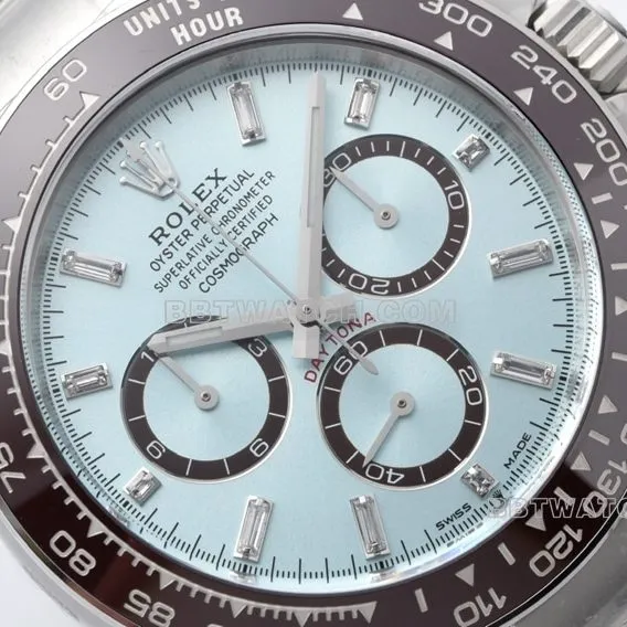 clean factory 2024 new Rolex top collectible watches Daytona ice blue di back 4131 automatic mechanical movement 72 hours