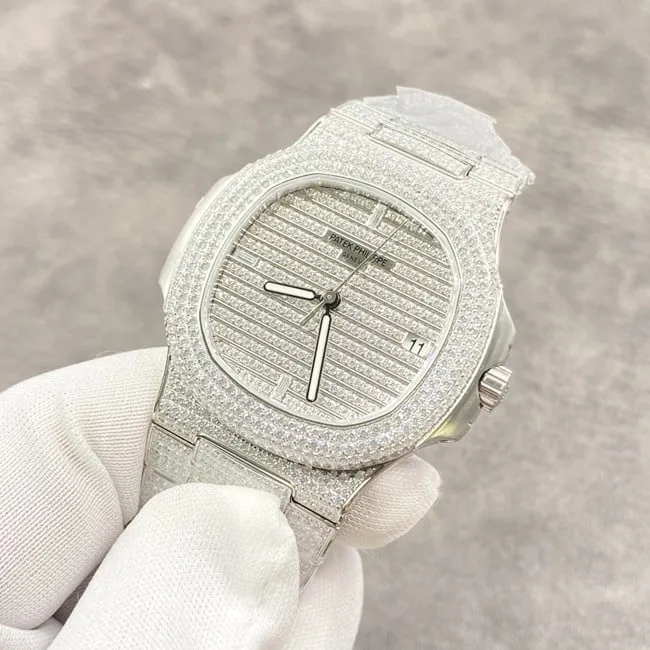 TW factory Patek Philippetop-tier watch Gypsophila men's white dialsteel bracelet casual elegant classic series mechanical clasp picture