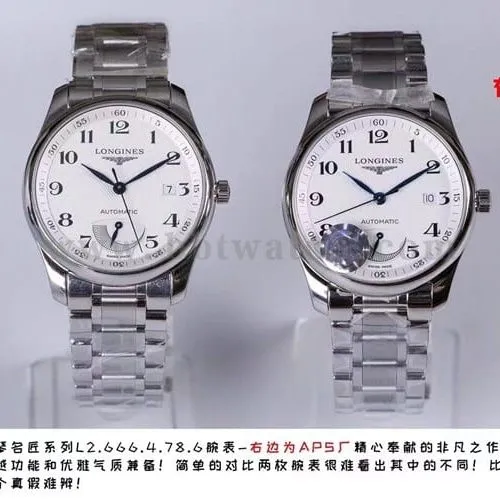 APS factory Longinestop-tier famous craftsman series L2.666.4.78.6 dynamic display comparison Genuine evaluation logo comparison chart