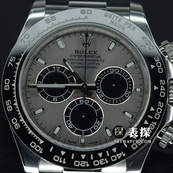 Rolex Cosmograph Daytonatop-tier watch men's stainless steel and black panda dial rubber model pictures and prices overall live photos