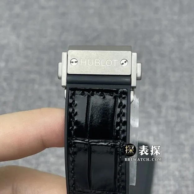 JB MASTERPIECE Hublot1:1replica watch hollow plate tourbillon rubber model 906clasp picture