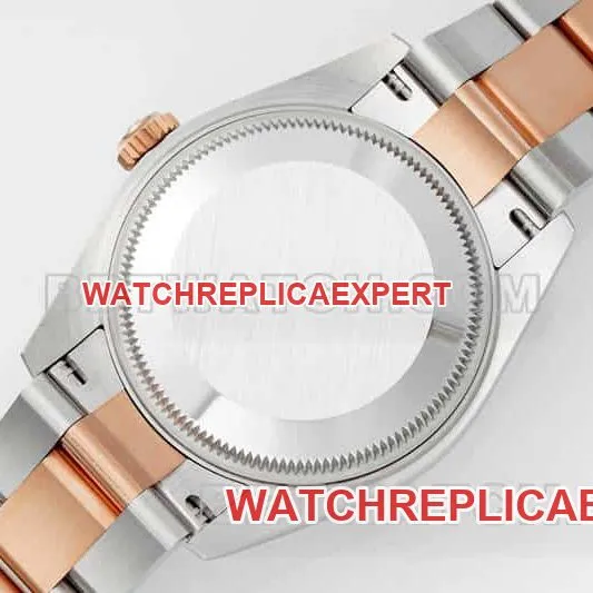 ARF FactoryRolex log 1:1top-tier purple disk diamond bezel31mm gold three-lattice chain link278381caseback live photo