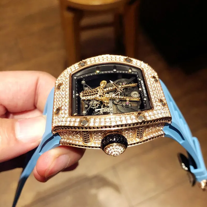 Richard Mille high-quality watch RichardMille Gypsophila series men's mechanical watch clasp picture