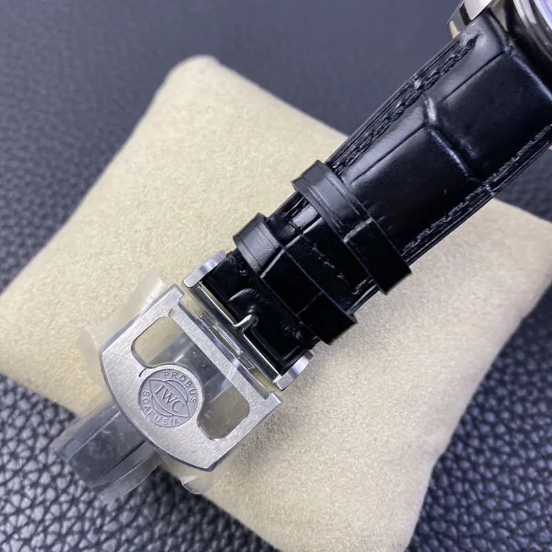 YL factory IWC high-quality watch Portuguese automatic small three-hand men's mechanical watch front view