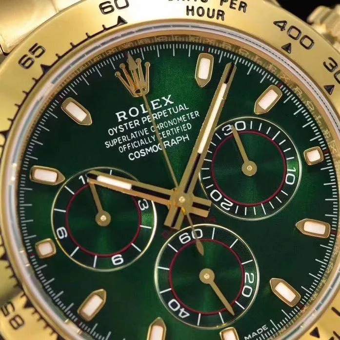 Rolex Green Goldie Top with Finest Factory