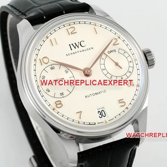 APSIWC watch Portugal top-tier 1:1high-quality replica2024 new silver white dialIW501701side live photo