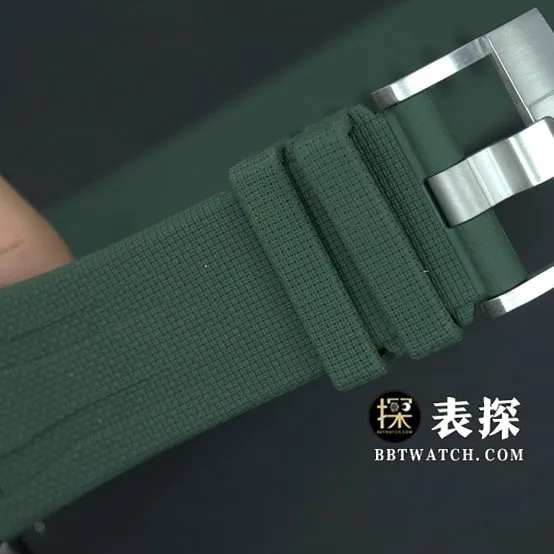 APF factory Audemars PiguetRoyal Oak offshore type 264051:1top-tier watch men's color ceramicgreen dial rubber model pictures and prices front live photo