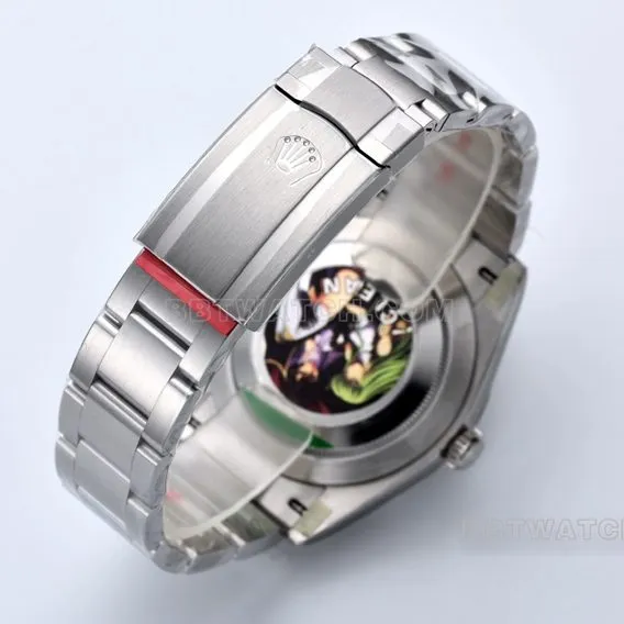 Factory C Rolex Oyster Perpetual top-tier 1:1high-quality replica41mm bubble noodle m124300-0008side live photo