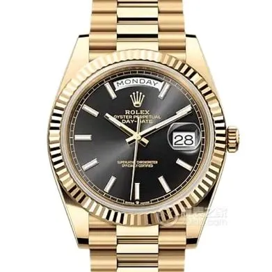 ewdate display type Rolex1:1replica watch 18Kblack dial ring diamond steel bracelet