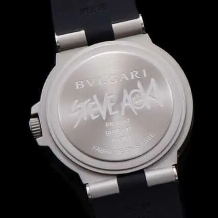 Bvlgari 2022 Aluminum Series Black Steel Men’s Watch Bracelet Picture
