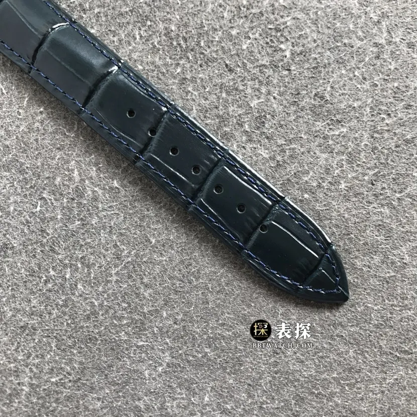 Omega Diefei top-tier watch men's dark blue dialleather strap model pictures and prices caseback live photo