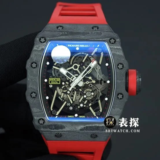 ZF FactoryRichard MilleRM035-2top-tier 1:1high-quality watch men's hollow disc rubber model pictures and price weight live photos