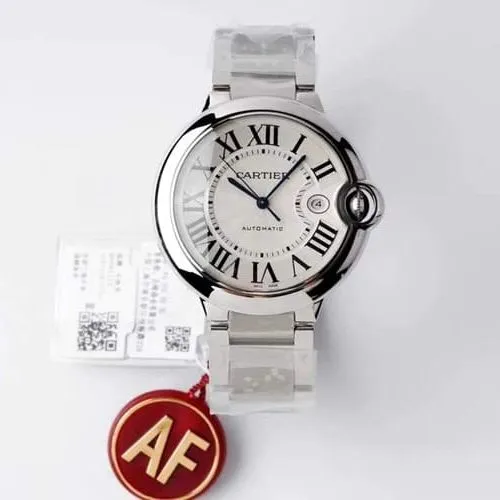 AF Factory's most powerful top-tier replicaCartier latest version 42mm blue balloon men's watch front view