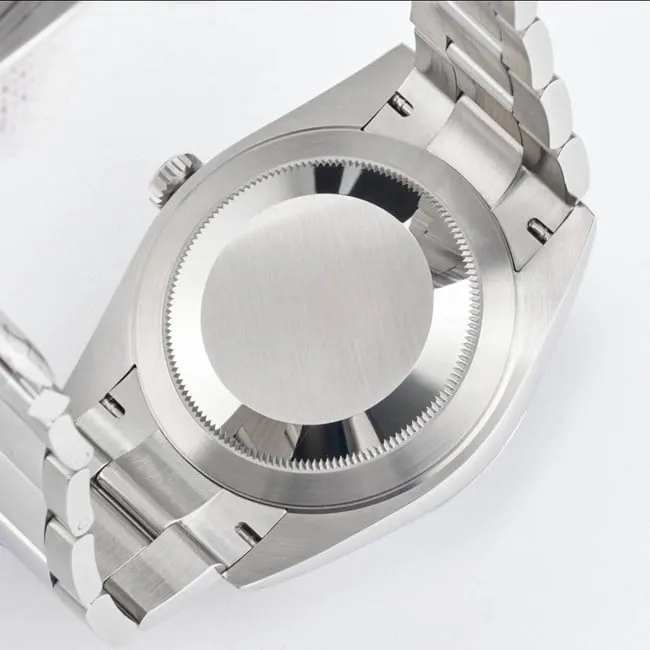 WF Factory Top Rolex 41mm Logbook Series Gray Disc Steel Strap Watch Buckle Chart