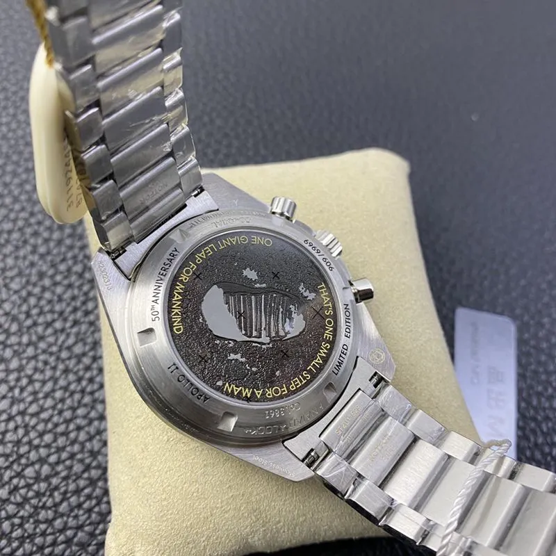 OM factory Omega watches Speedmaster Apollo 11 domineering men's mechanical watch buckle figure