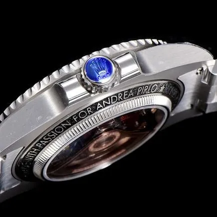 Rolextop-tier watch automatic movement men's gray plate steel bracelet Submariner series watch side view