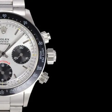 top-tier watch Rolex manual chronograph movement white dial men's retro series watch movement picture