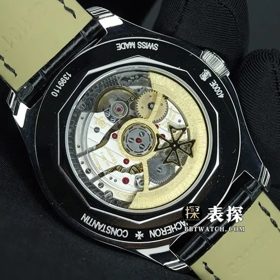 Vacheron Constantin FiftySix top watch men's opaline grey dial moon phase leather strap model pictures and price table buckle real shot pictures
