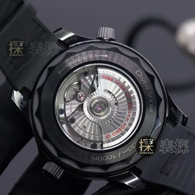 TVS FactorySeamasterOmega1:1replica watch lume gray plate rubber strap