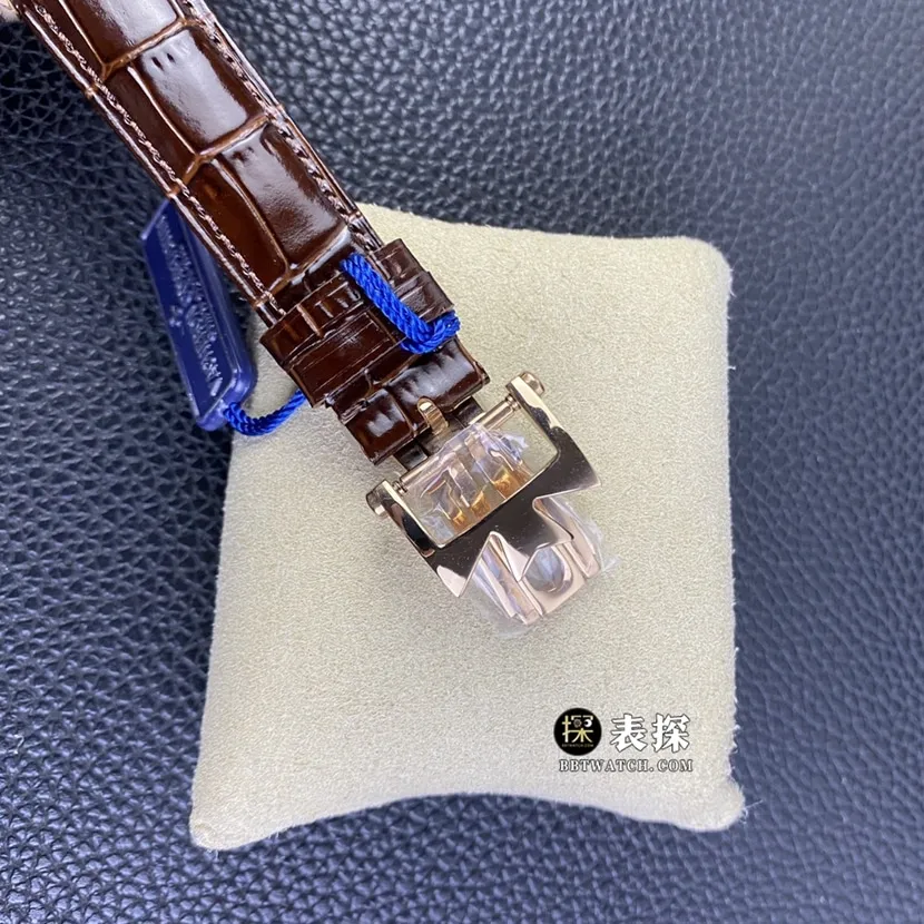 TFL factory Vacheron Constantin top-tier watch men's silver dialtourbillonleather strap picture and price front live photo