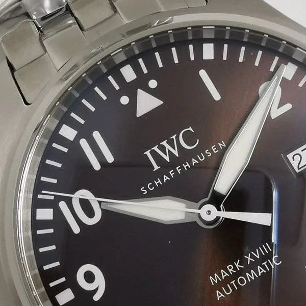 IWC high-quality watch pilot mark eighteen series super V2 people-friendly version watch clasp picture