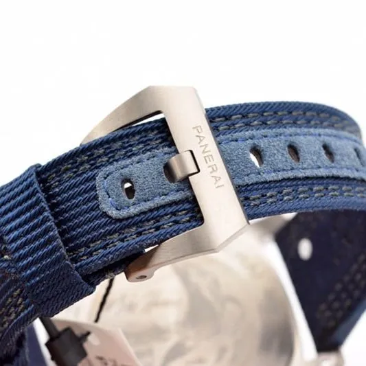 VS Factorytop-tier replicaPanerai new PAM985 diameter 47MM resin fiber cloth strap watch back cover picture