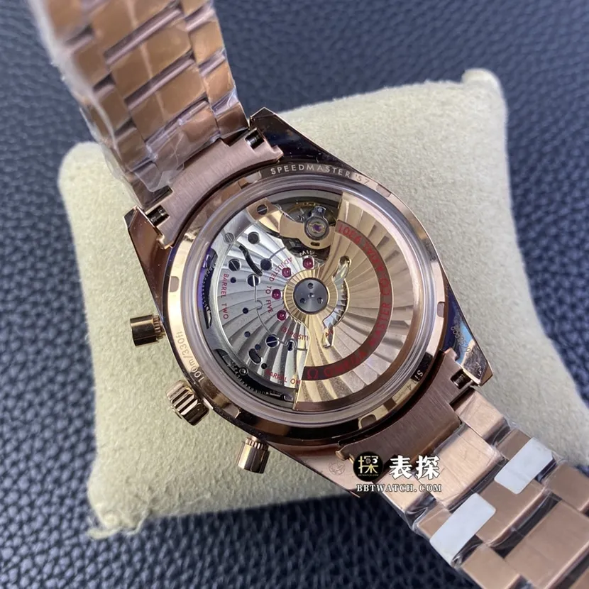 BF factory Omega Speedmaster top-tier watch men's silver panda dial steel bracelet model pictures and prices caseback live photo