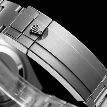 RF factory top-tier watch Rolexautomatic movementblack dialsteel bracelet men's watch clasp picture