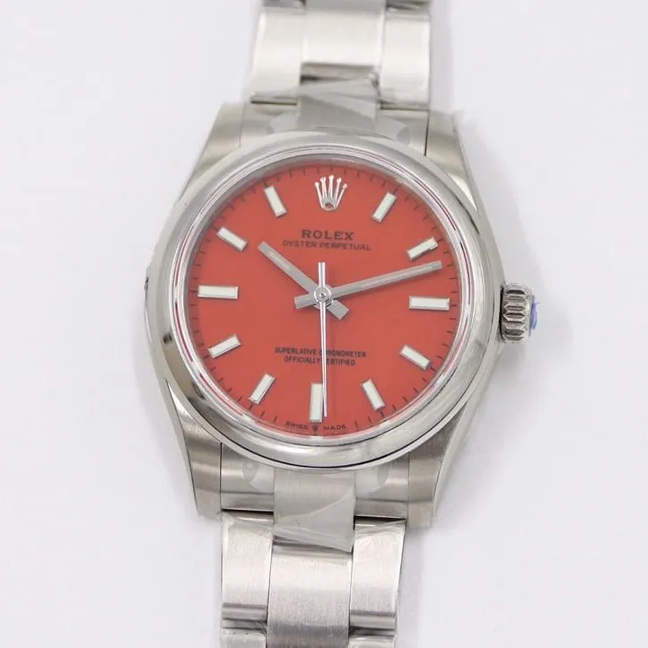 Rolex ceiling watch,ew Oyster Perpetual watch,front live photo