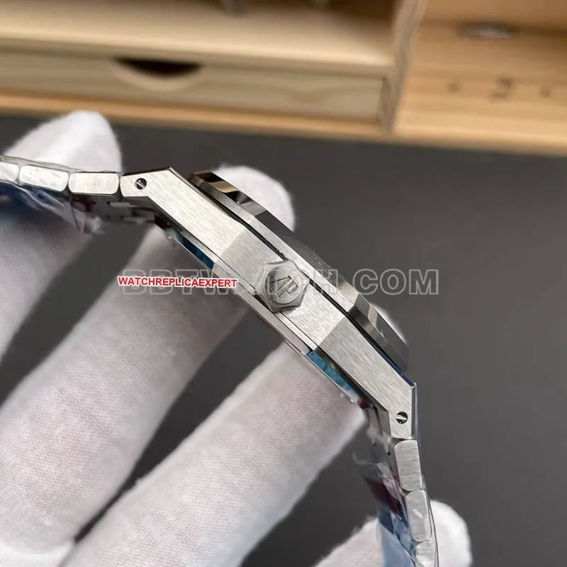 Audemars Piguet watch DDF factory Royal Oak41mmblue dial4302 mechanical steel bracelet model braceletlive photos