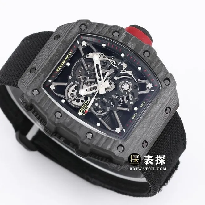 BBR RM 35-01Richard Mille1:1replica watch men's black dial black Velcro braceletbraceletlive photos