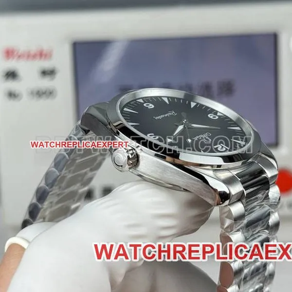 Omegatop-tier watch Seamaster gray plate 38mm steel bracelet bracelet live photos