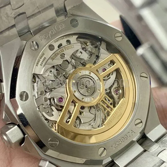 Watch Royal OakBLS Factory Audemars Piguet Purple Disc Mechanical 26420front live photo