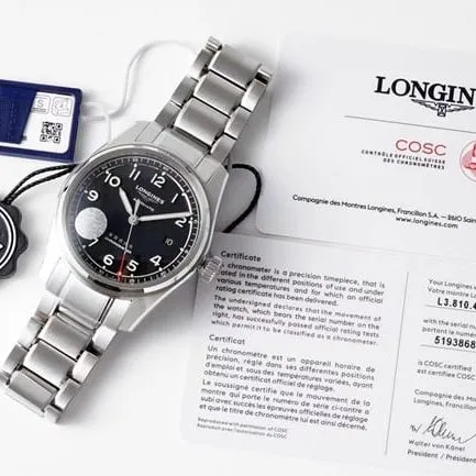 ZF FactoryLonginestop-tier watch fully automatic movement men's blue dialsteel bracelet pioneer series watch clasp picture