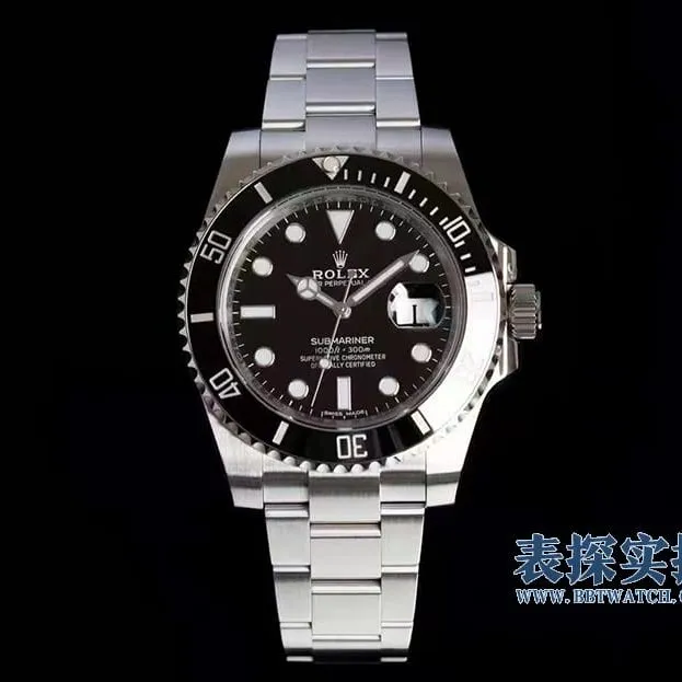 AR factory RolexBlack SubmarinerV5 version no color difference top-tier watch 3135movement