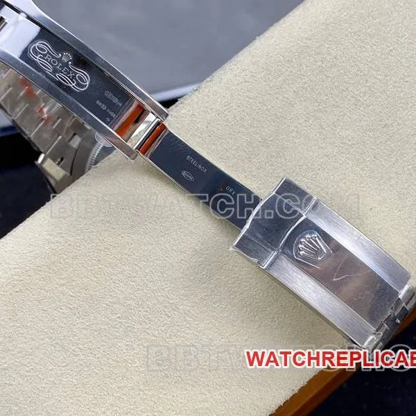 Rolex1:1replica watch ARF Factory log 41mm aperture white dial3235steel bracelet front live photo