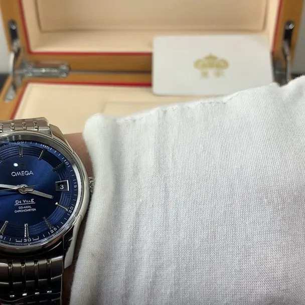 Omega De Ville De Ville Hour Vision Co-Axial Chronometer 41mm 41mm Blue Men Automatic