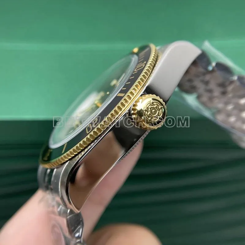 Tudortop-tier watch DIF factory Biwan 41mm green dial mechanical steel bracelet model lumelive photos