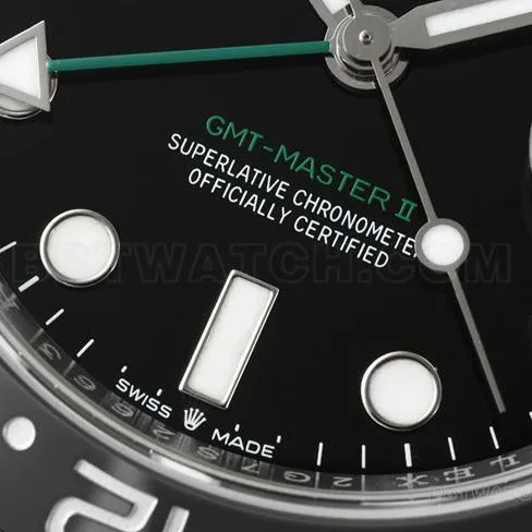 top-tier watch RICH factory GMT-MasterRolex black gray circle 126710caseback live photo