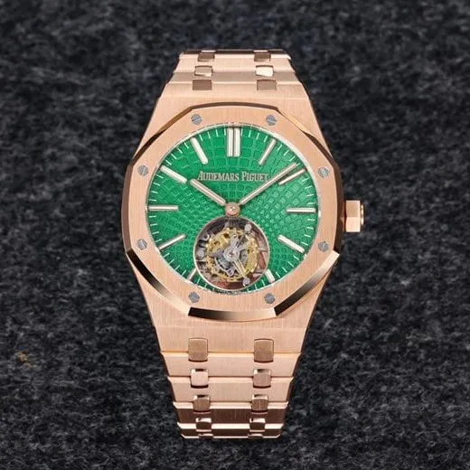 Top R8 factory latest release new 2022 Audemars Piguet Royal Oak self-winding tourbillon watch side view