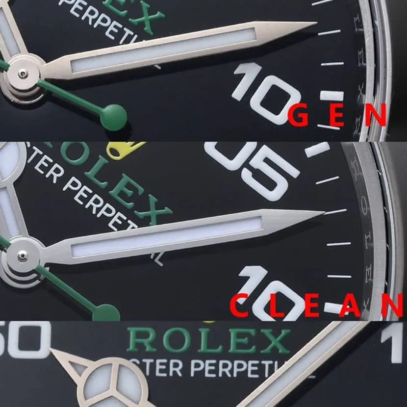 C factory overlord Rolex watch M126900-0001 comparison genuine review side live photo