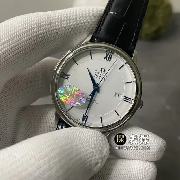 MKS FactoryOmega De Ville watch men's white dialleather strap model pictures and prices braceletlive photos