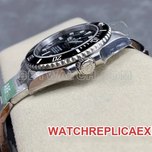 Rolex collectible watch ARF FactorySubmariner41mm dateless Black Submariner3230movementcaseback live photo