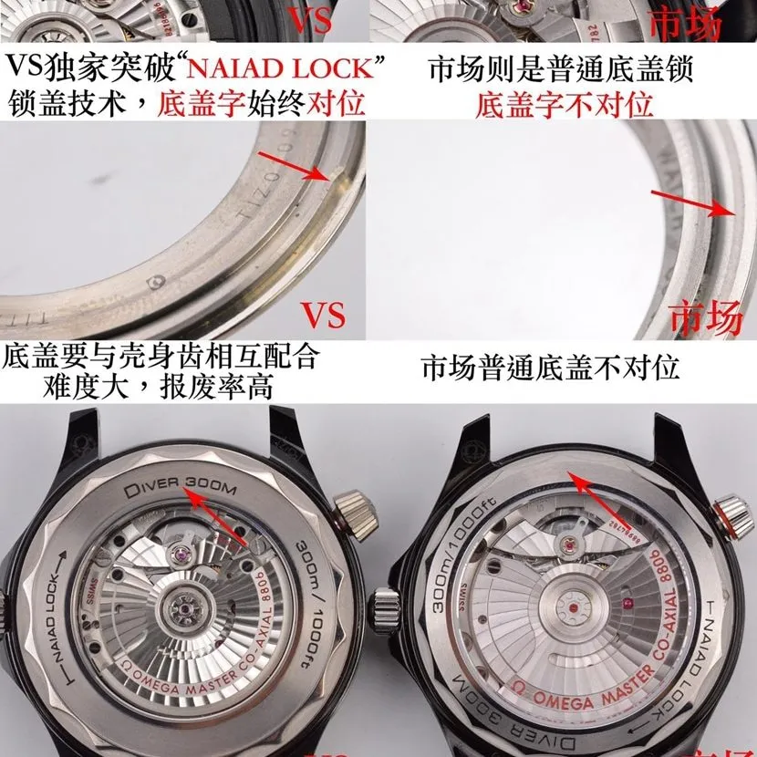 Omega ceiling,Seamasterreplica watch,front comparison picture