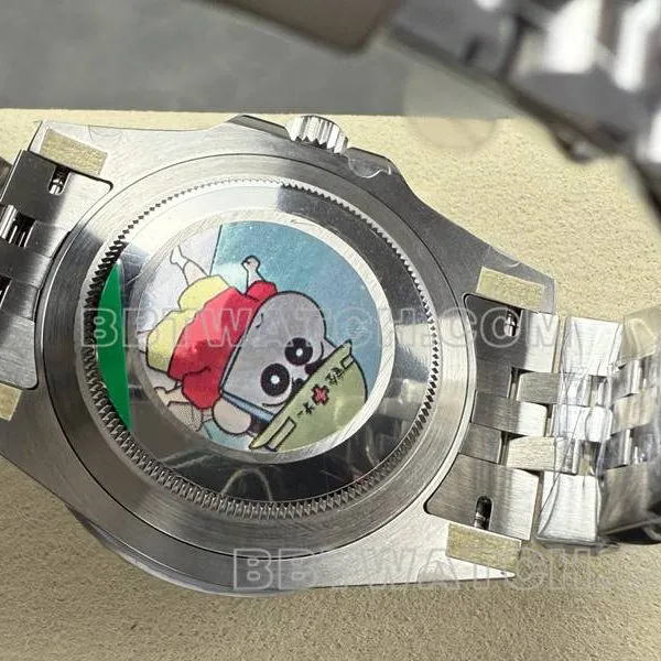 Rolex collectible watch ARF FactoryGMT-MasterGMT black and gray circle 3285movementcaseback live photo