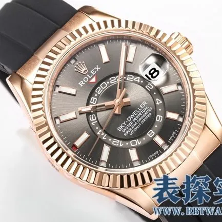 Rolextop-tiersuper gray plate Skywalker men's watch_how much_pictures_how is the workmanship clasp