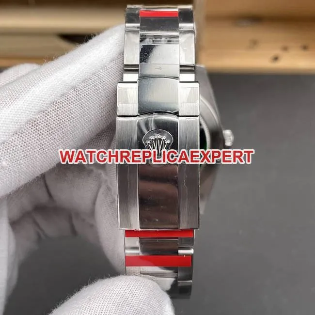 collectible watches VS Factory log Rolexblue dial3235 mechanical 41mm caseback live photo