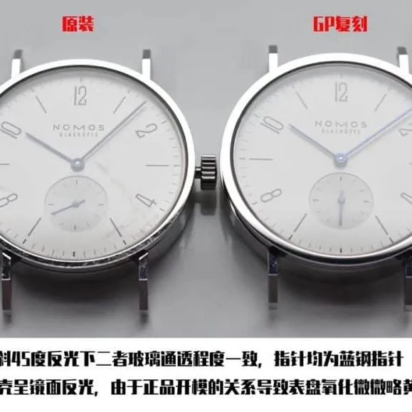 GP Nomos Tangomat Series 601 Watch Authenticity and Fake Review Front View