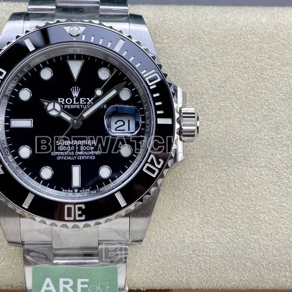 Rolex1:1replica watchARF FactorySubmariner41mmBlack Submariner3235movement126610braceletlive photos