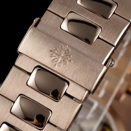 3K Factory Patek Philippe collectible watches Men's Black Plate Steel Strap Nautilus Multifunction Chronograph Watch Movement Diagrams